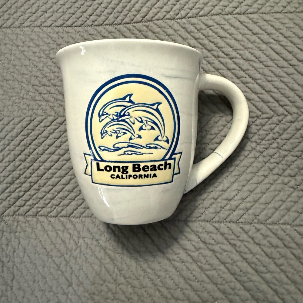 Long Beach California White Mug Brand New